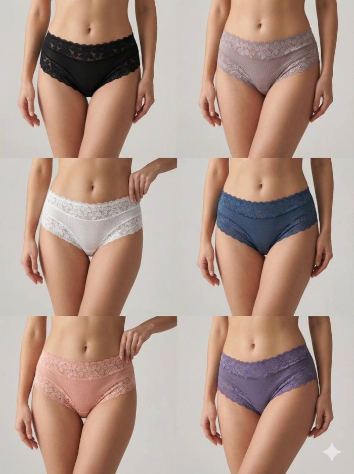 Трусики соти з мереживом