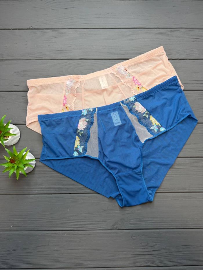 Трусики CNLX сіткові з квітами